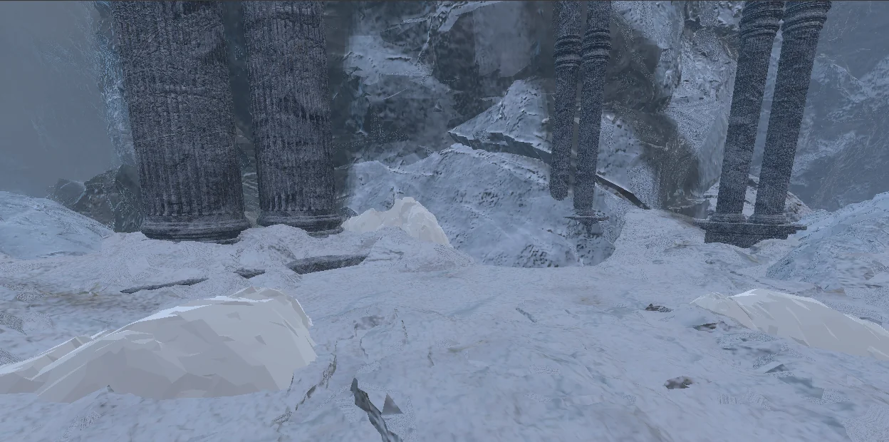 Ice environment without blending