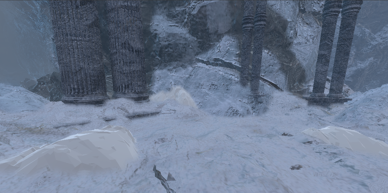 Ice environment with blending