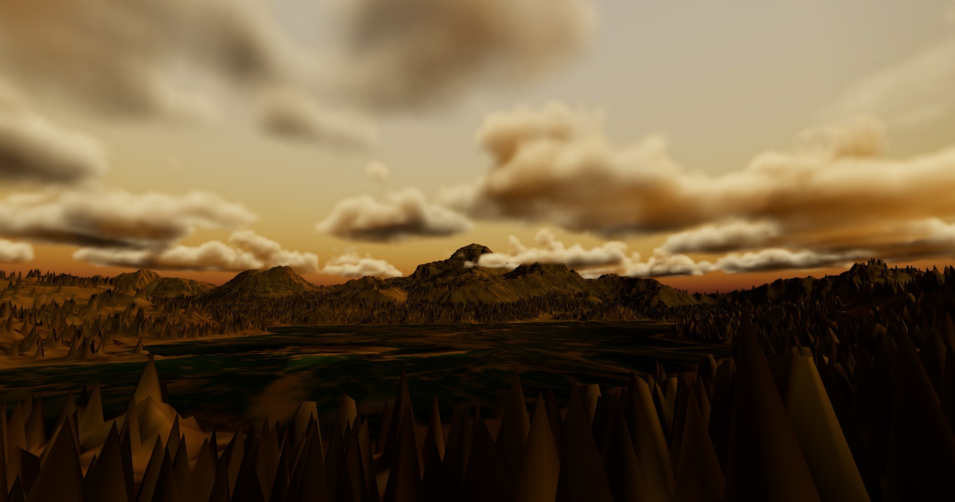 Volumetric cloud denoising example