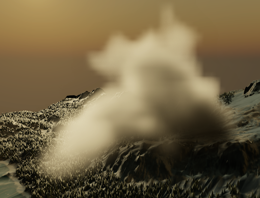 Voxel sampling illustration